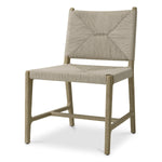 Outdoor Dining Chair Pivetti Aged teak | light grey rope Outdoor 119464 2