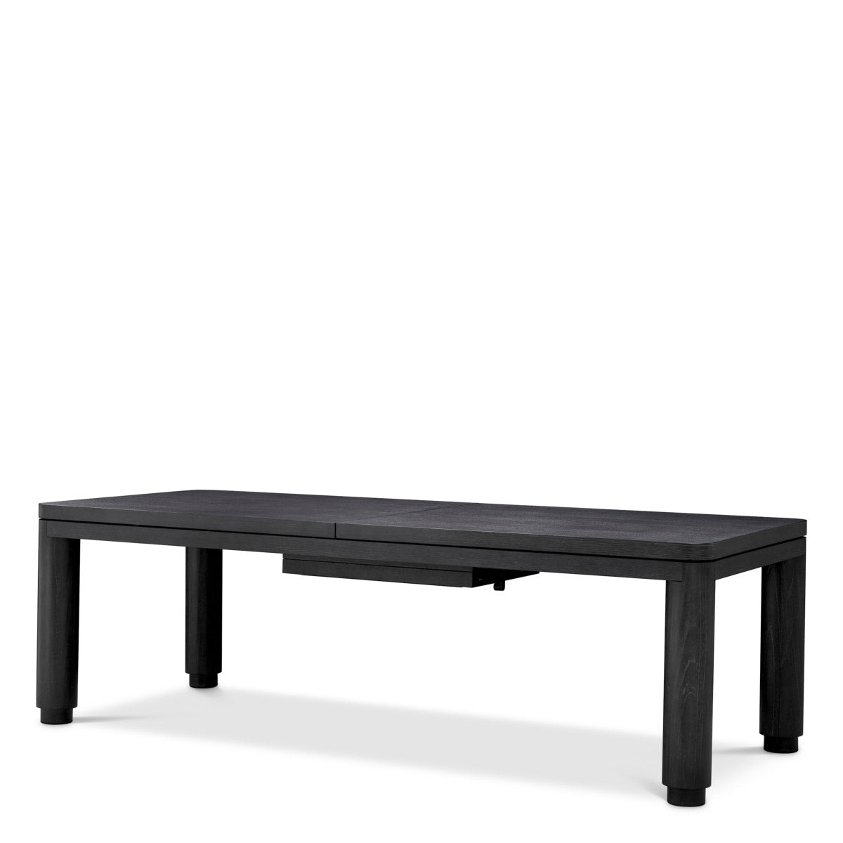 Extendable Dining Table Atelier S Charcoal grey oak veneer Tables 119495 2