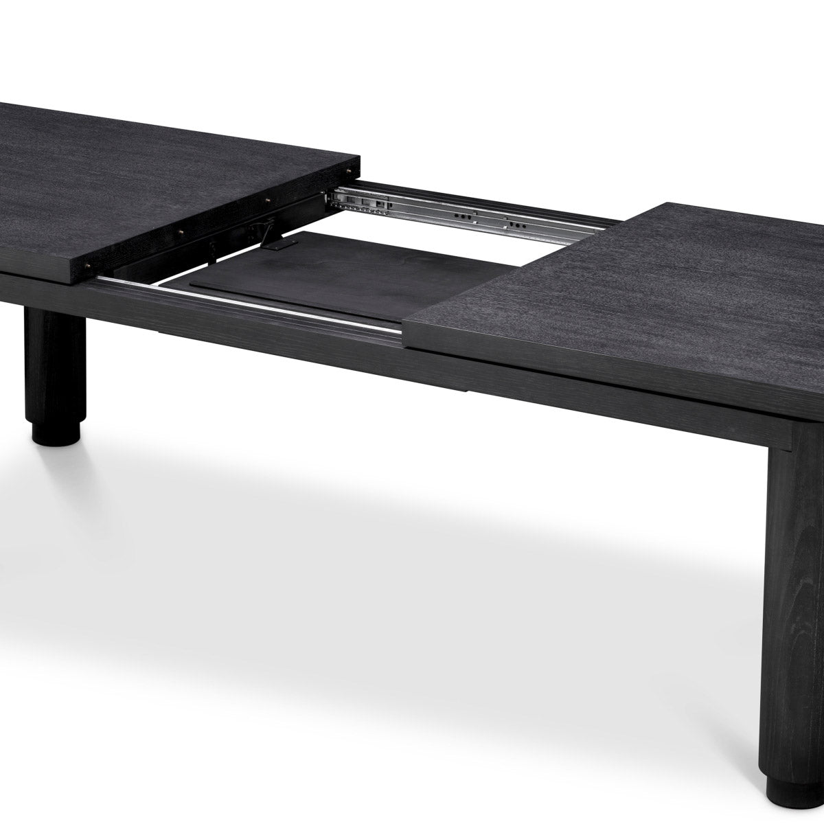Extendable Dining Table Atelier S Charcoal grey oak veneer Tables 119495 7