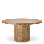 Dining Table Kingsgrove Light brown mappa burl veneer Tables 119527 2