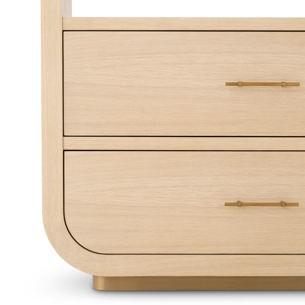 Cabinet Quinton Natural oak veneer | brass finish Cabinets 119550 8