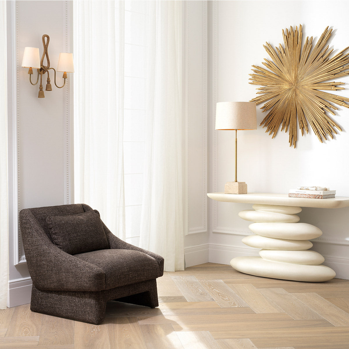 Cushion Renato rectangular Renato brown 100% polyester Accessories 119573 3