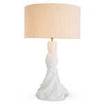 Table Lamp Banyan White finish, Including recycled linen-look shade Lighting 119587UL 4