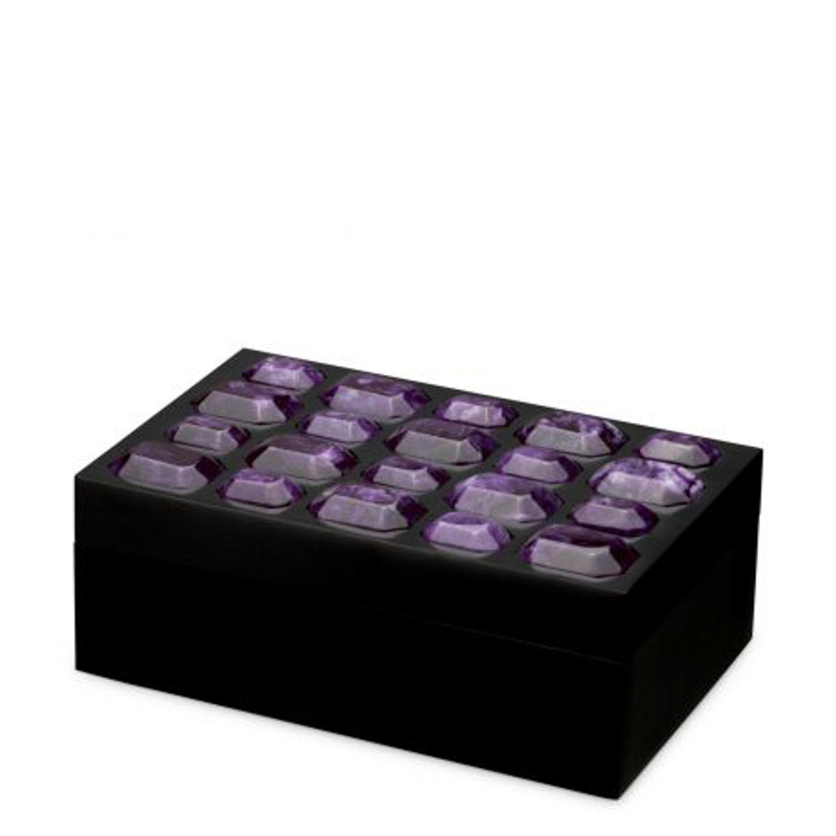 Box Lucida S Black finish | faux amethyst Accessories 119596 6