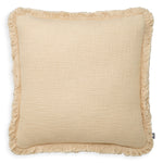 Cushion Brogan square Off-white | fringe 100% cotton Accessories 119612 2