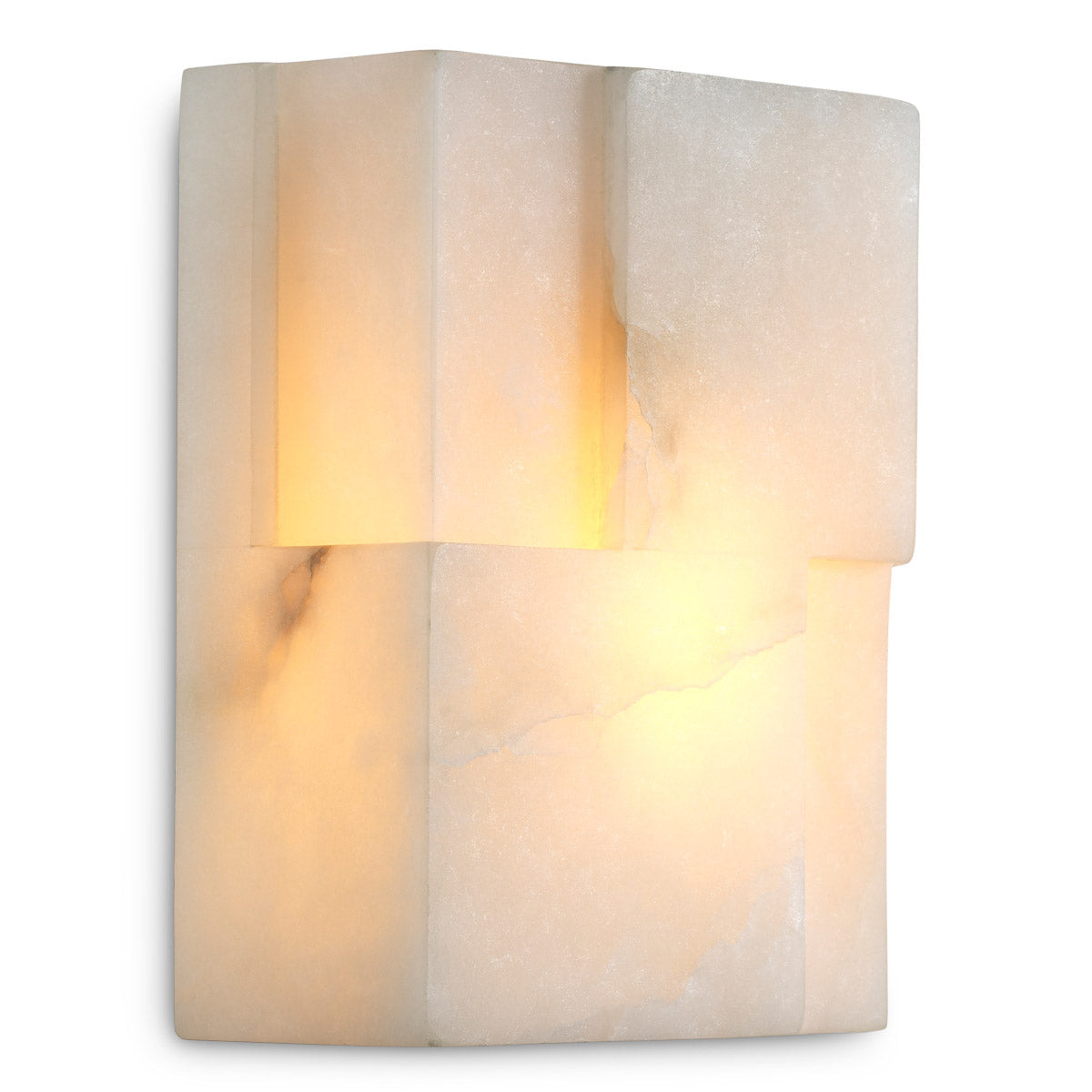 Wall Lamp Fabiano Alabaster, Alabaster is a natural material, each piece differs in color, opacity and veining Lighting 119657UL 2