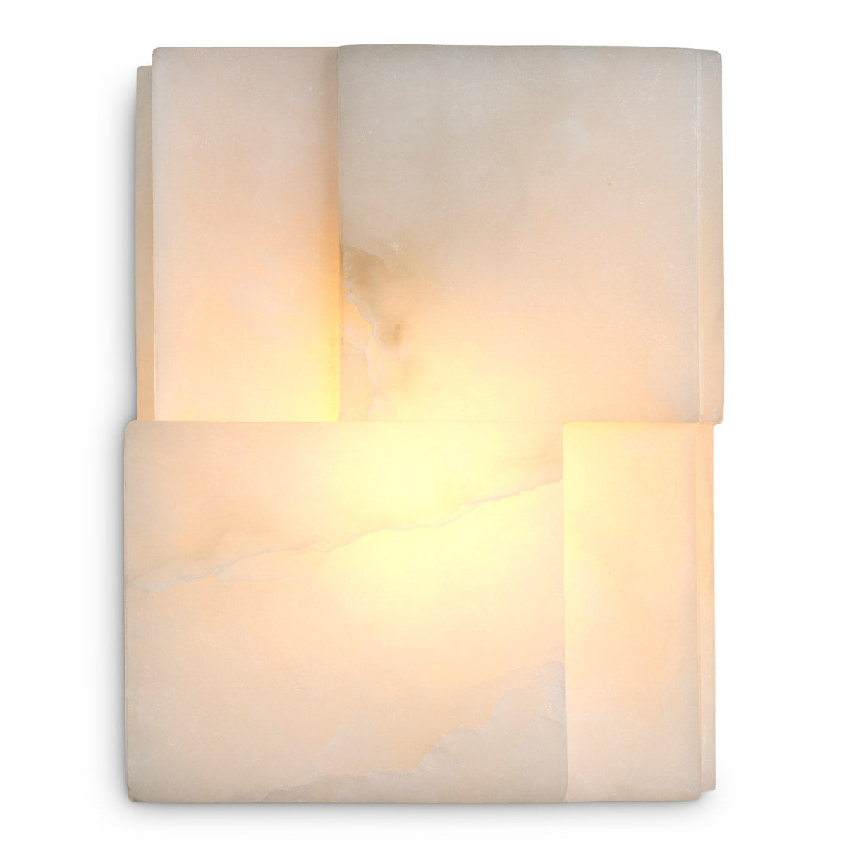 Wall Lamp Fabiano Alabaster, Alabaster is a natural material, each piece differs in color, opacity and veining Lighting 119657UL 4