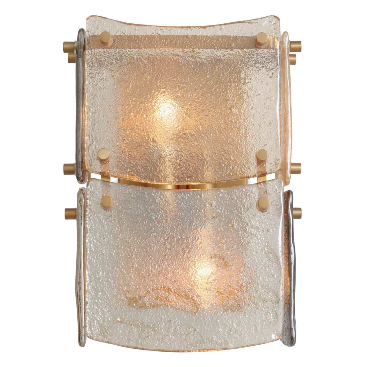 Wall Lamp Laurent Antique brass finish | handmade glass Lighting 119665UL 5