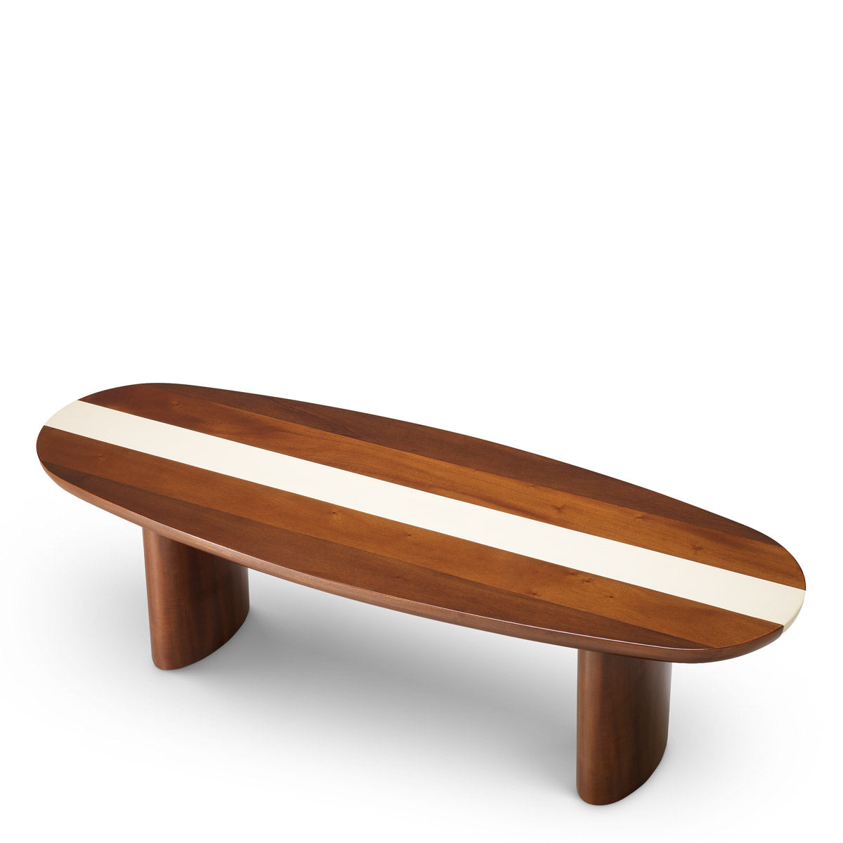 Coffee Table Jenson by Eichholtz in a styled setting — High Gloss, Mahogany Wood (Image 4)