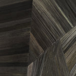Alternate perspective of Mirror Cassara — Straw Marquetry Charcoal finish (Image 6)