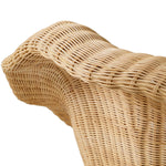 Alternate perspective of Lounge Chair Somerly — Natural Rattan, Sentier Cream finish (Image 6)