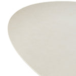 Dining Table Volterra Oval Sand finish | cream ceramic top Outdoor 119757 7