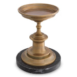 Close-up of Candle Holder Brampton highlighting Brass and Vintage Brass (Image 2)