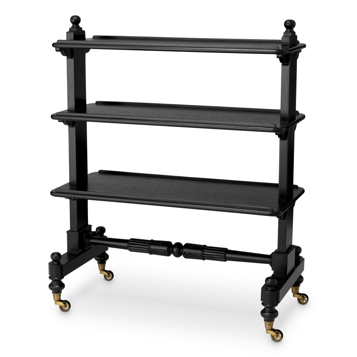 Trolley Lysander Classic black finish Tables 119798 2