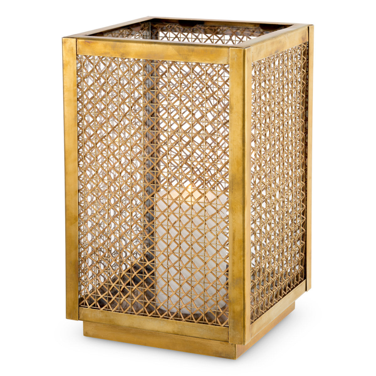 Hurricane Cairo S Vintage brass finish | rattan Accessories 119801 2