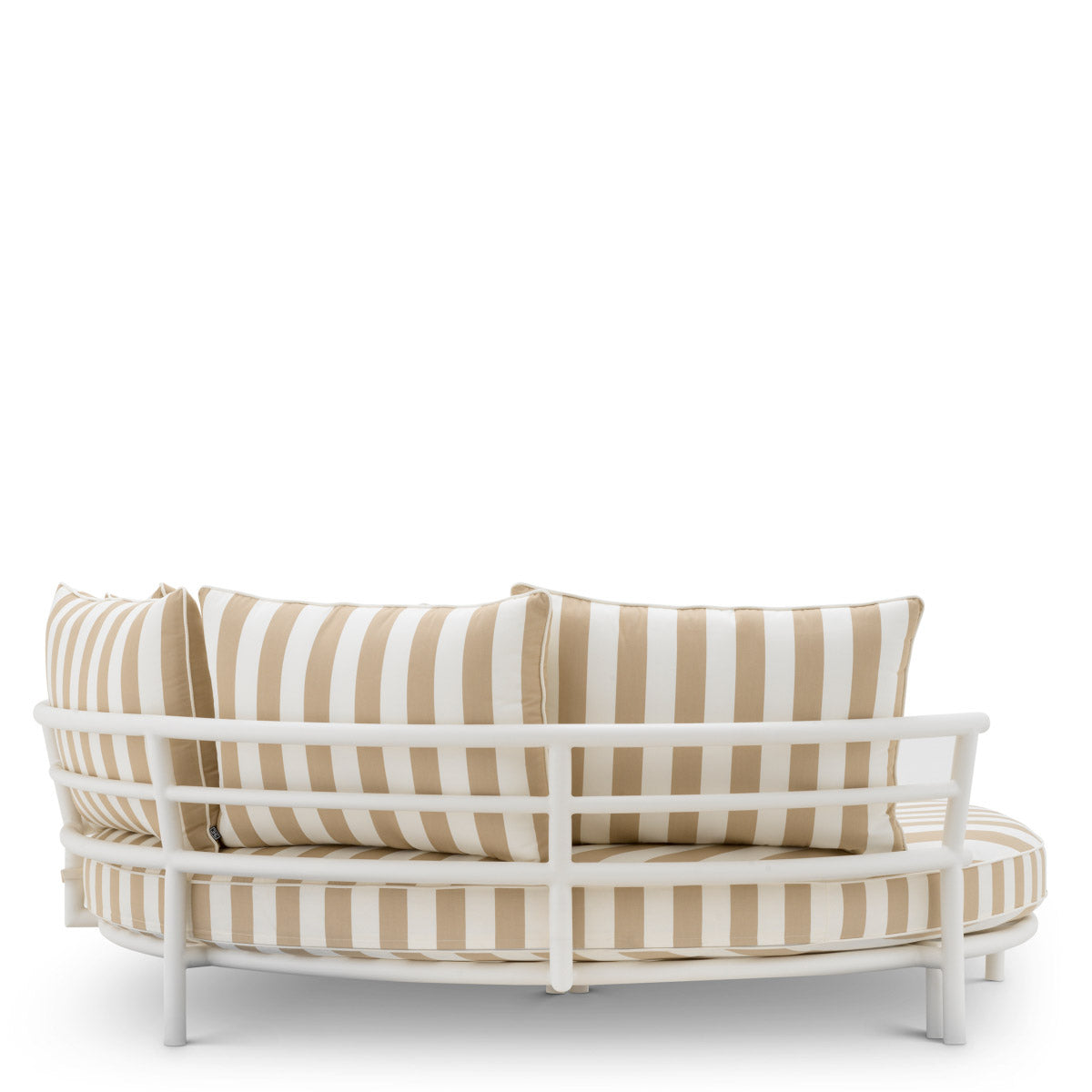 Outdoor Bed Laguno Matte white finish | florent beige 100% solution-dyed acrylic Outdoor 119805 7