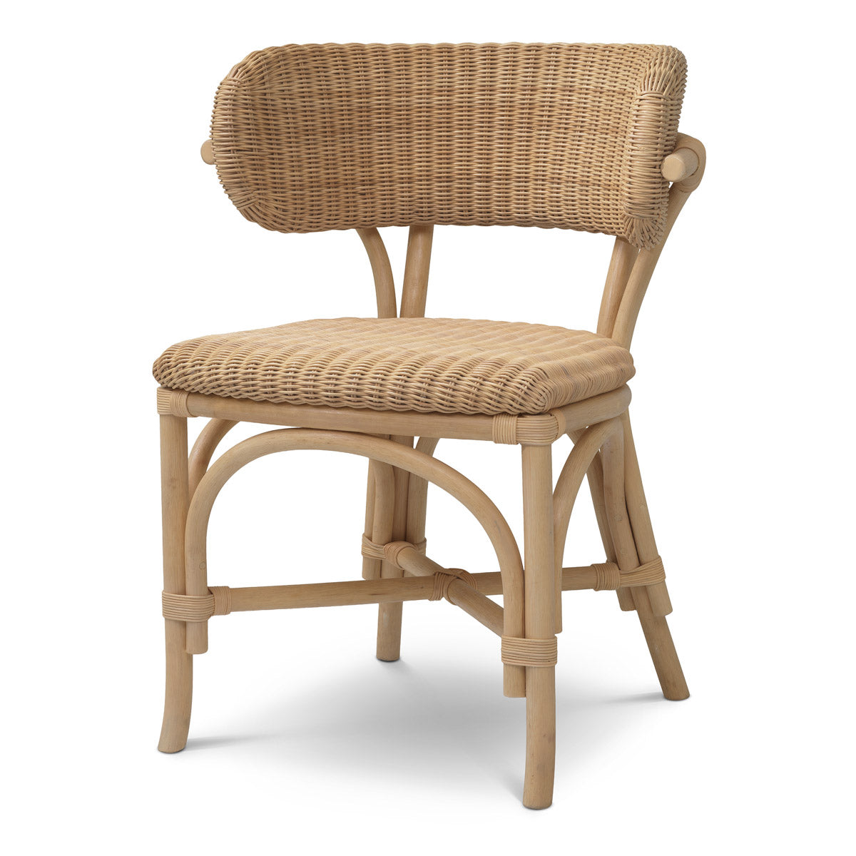 Eichholtz Dining Chair Ewan — Natural Rattan hero image (Image 1)