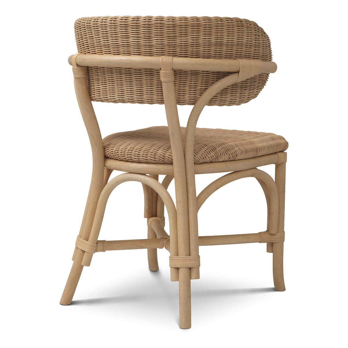 Angled view of Dining Chair Ewan showing proportions and detailing (Image 3)