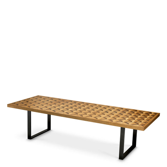 Dining Table Rubicon L Oak veneer | bronze finish Tables 119844 2