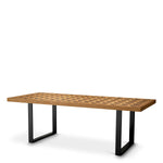 Dining Table Rubicon L Oak veneer | bronze finish Tables 119844 3