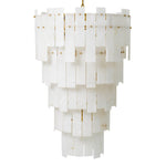 Chandelier Greyson XL Antique brass finish | alabaster, Alabaster is a natural material, each piece differs in color, opacity and veining 119867UL 6