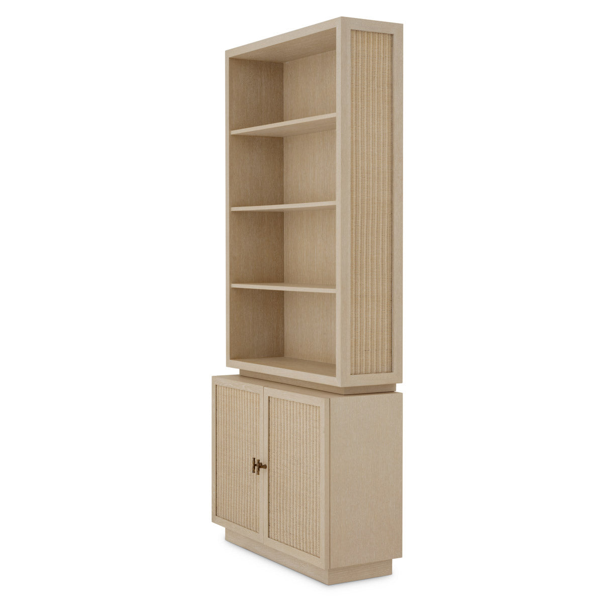 Cabinet Borchard Washed oak veneer | woven rattan | bronze finish Cabinets 119877 5