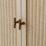 Cabinet Borchard Washed oak veneer | woven rattan | bronze finish Cabinets 119877 7