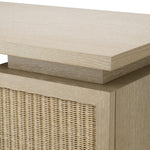Desk Borchard Washed oak veneer | woven rattan | bronze finish Tables 119879 5