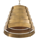 Pendant Fitzroy by Eichholtz in a styled setting — Vintage Brass (Image 4)