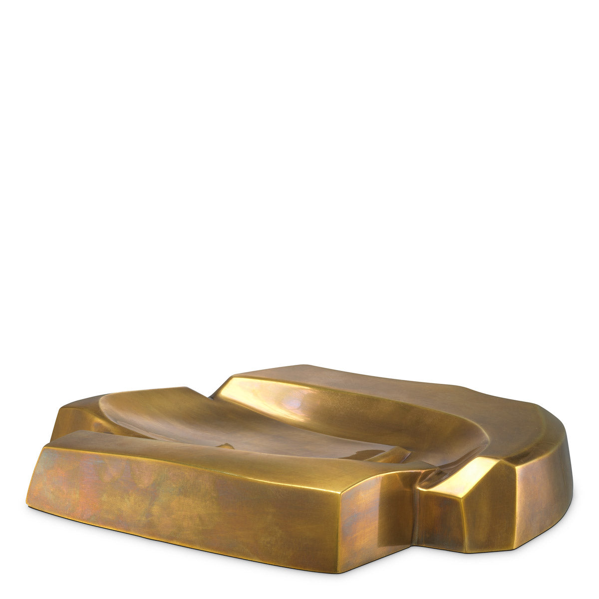 Eichholtz Bowl Ashcomb — Vintage Brass hero image (Image 1)
