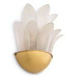 Wall Lamp Melrose by Eichholtz in a styled setting — Antique Brass, Light Smoke Glass (Image 4)