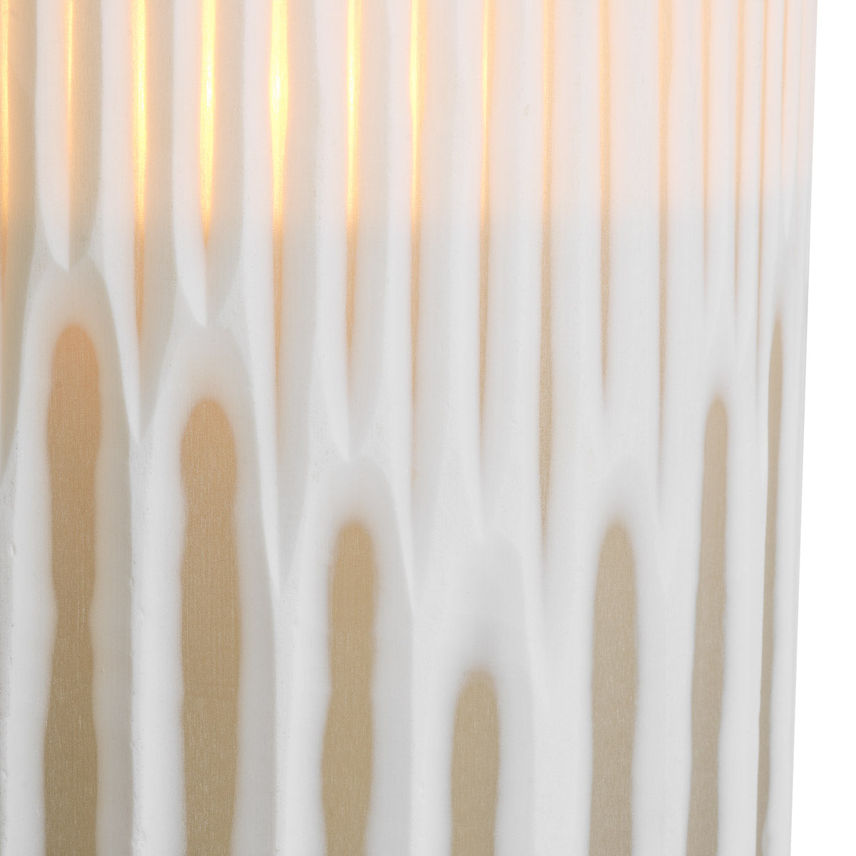 Hurricane Westgrove L by Eichholtz in a styled setting — Off-white Glass (Image 4)