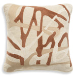 Cushion Saphira square I Natural | orange 50% polyester | 40% cotton | 10% linen Accessories 119952