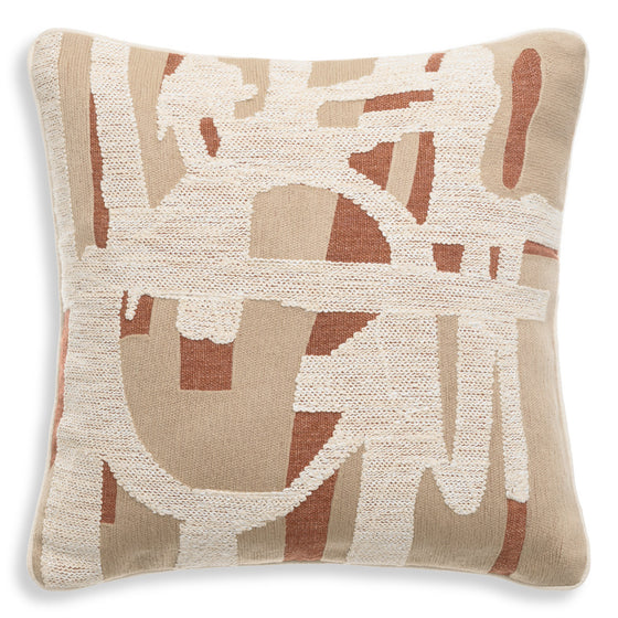 Cushion Saphira II Natural | orange 50% polyester | 40% cotton | 10% linen Accessories 119953