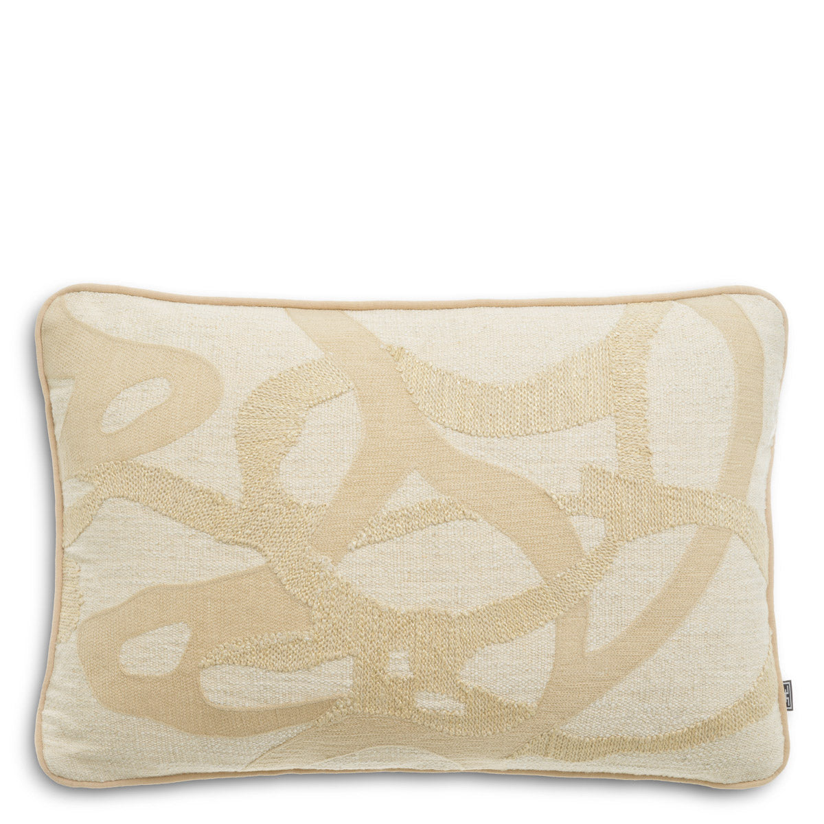 Cushion Saphira rectangular Natural 50% polyester | 40% cotton | 10% linen Accessories 119955 2