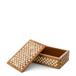 Close-up of Box Cavendish S highlighting premium materials and Wood, White & Brown Beads (Image 2)