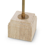 Packaging or detail view for Floor Lamp Rialta — Brass, Travertine, Viscose, Linen & finish highlights (Image 7)