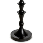 Floor Lamp Arabella Piano black finish | black granite base, Including linen mix shade Lighting 119975UL 7