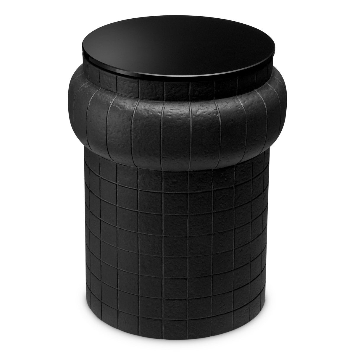 Side Table Tortugo Black finish | black glass Tables 120081 4