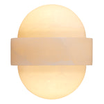 Detail shot of Wall Lamp Icarus craftsmanship — Brass, Alabaster accents (Image 5)