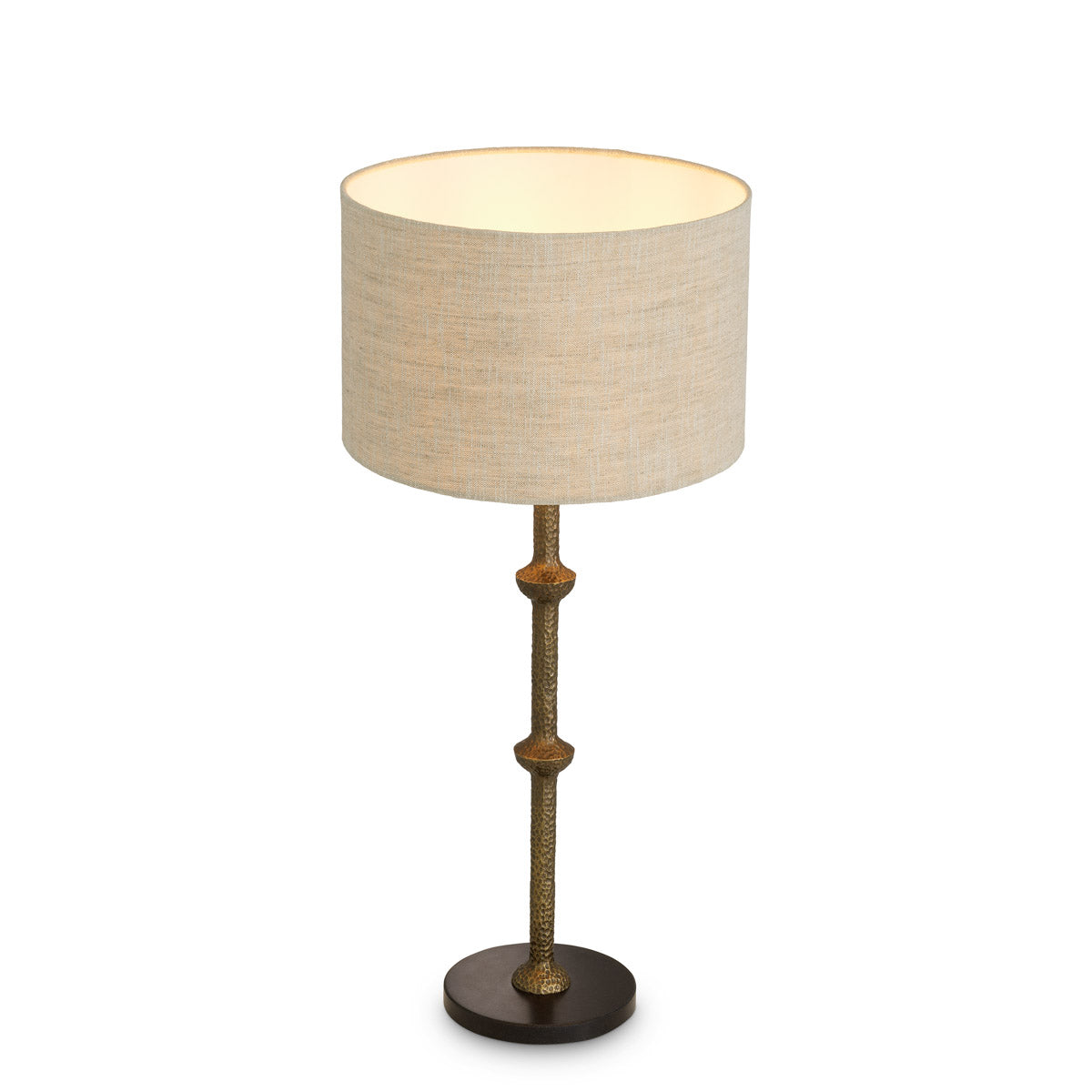 Table Lamp Lucente by Eichholtz in a styled setting — Vintage Brass (Image 4)
