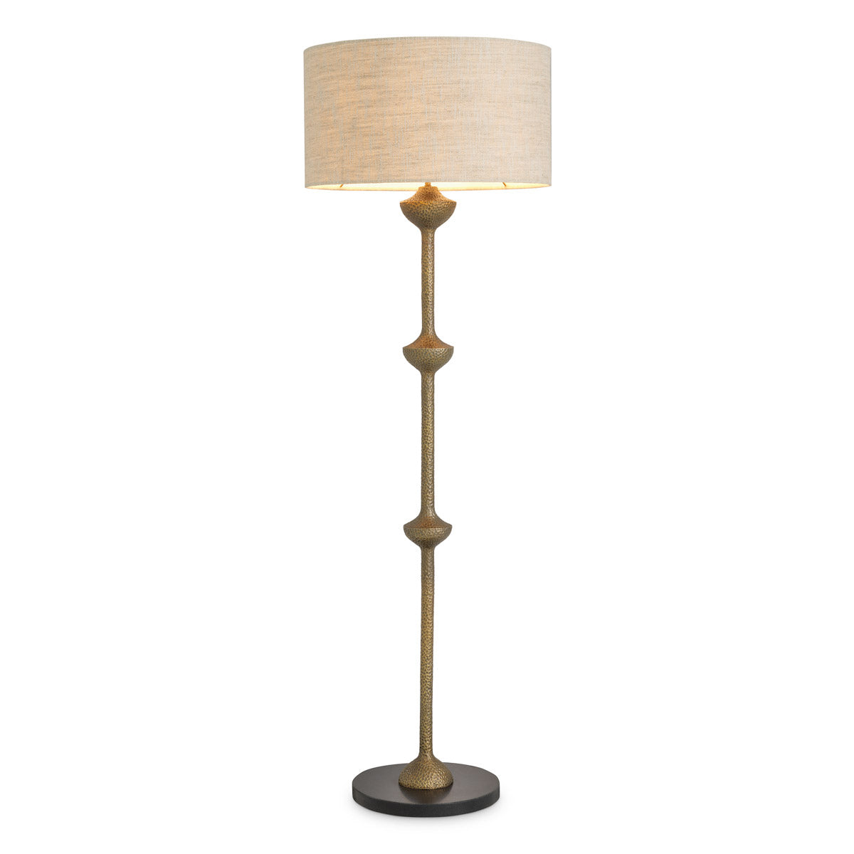 Eichholtz Floor Lamp Lucente — Vintage Brass hero image (Image 1)