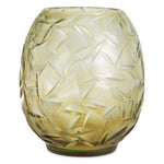 Eichholtz Vase Hadleigh — Champagne Color, Handmade Glass, Handcut Pattern hero image (Image 1)