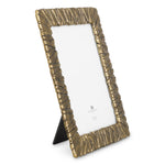 Alternate perspective of Picture Frame Chriswick set of 2 — Antique Brass finish (Image 6)
