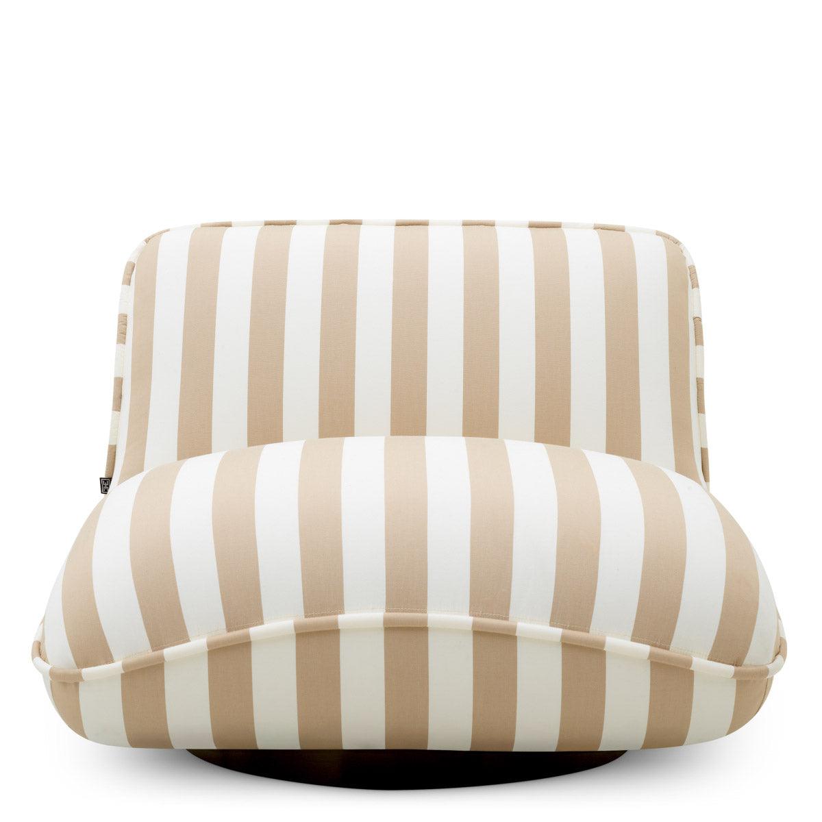 Outdoor Chair Relax Florent beige | black base, Including outdoor cover 100% solution-dyed acrylic Outdoor 120139 4