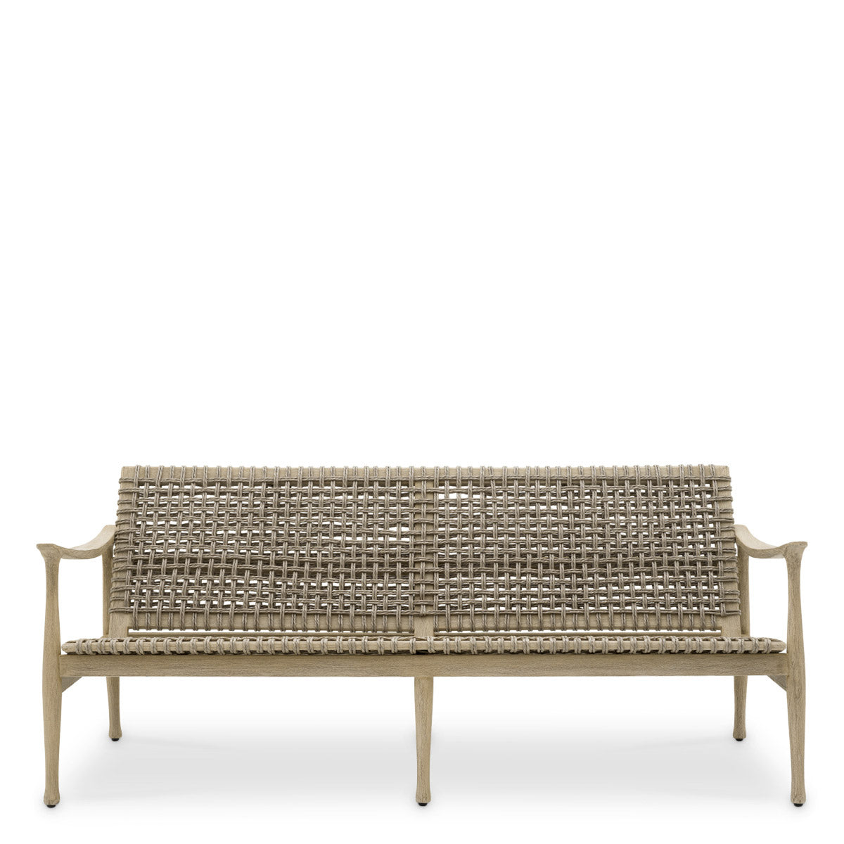 Outdoor Sofa Manzo Aged teak | greige rope Outdoor 120140 3