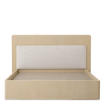 Bed Frame Dimitrios King size Washed oak veneer | solid wood | durini natural, Suitable for a king size box spring or mattress 120186 5