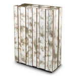 Alternate perspective of Bar Cabinet Nottingham — Antique Mirror Glass, Brushed Brass finish (Image 6)