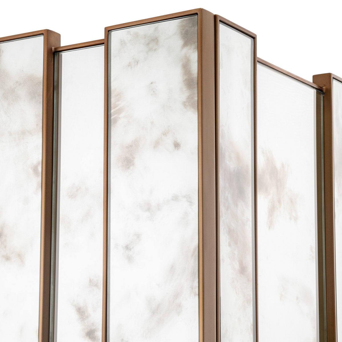 Eichholtz Bar Cabinet Nottingham — Antique Mirror Glass, Brushed Brass hero image (Image 9)