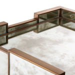 Eichholtz Nightstand Nottingham Left — Antique Mirror Glass, Brushed Brass hero image (Image 9)